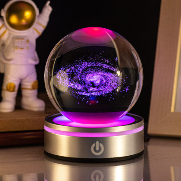 Creative 3D Crystal Ball Colorful  Small Night Lamp - Image 7