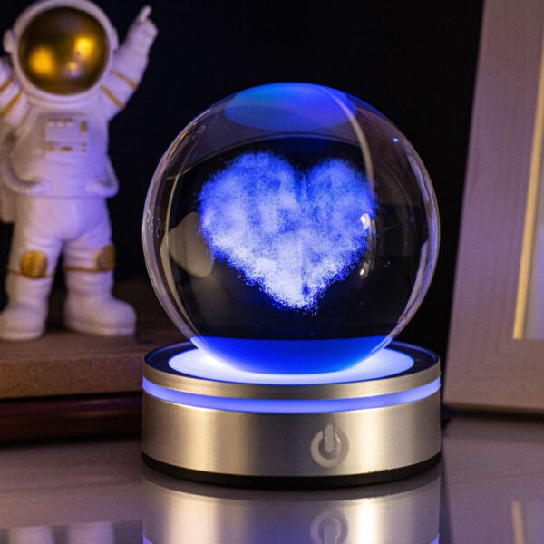 Creative 3D Crystal Ball Colorful  Small Night Lamp - Image 5