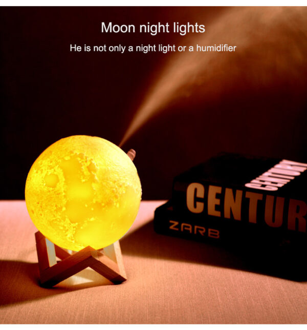 Creative night light  moon air humidifier - Image 5