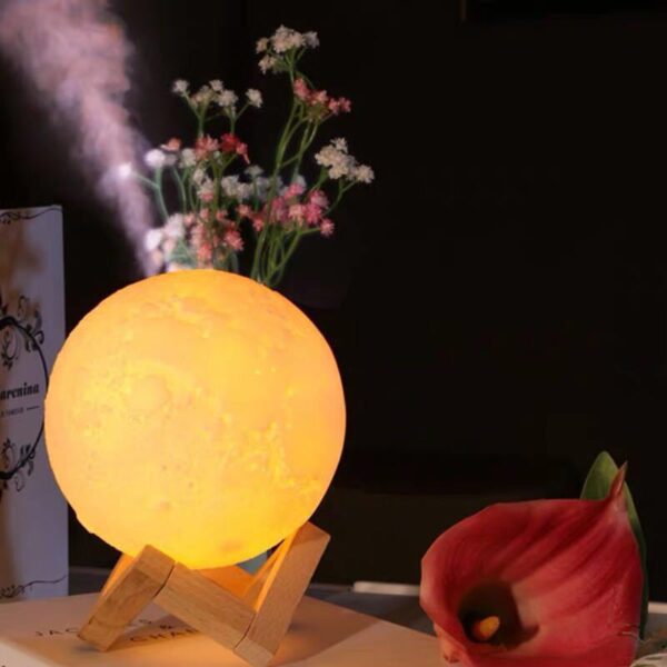 Creative night light  moon air humidifier - Image 7